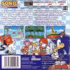 Sonic Advance (europe) Box Art Back